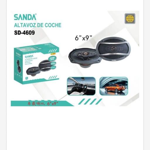 Sanda Altavoces para coche modelo 4609. 