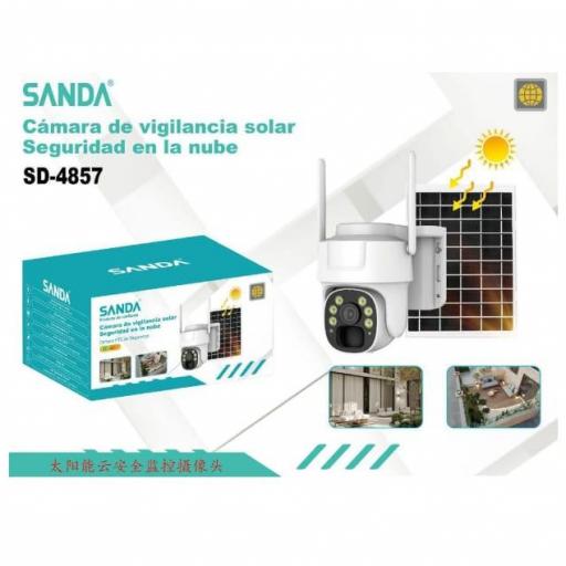 Cámara de vigilancia con carga solar Sanda 4857 [0]