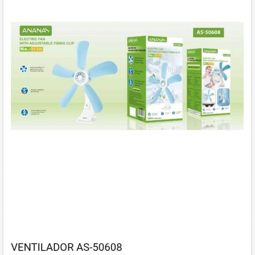 Mini ventilador de clip USB 50608