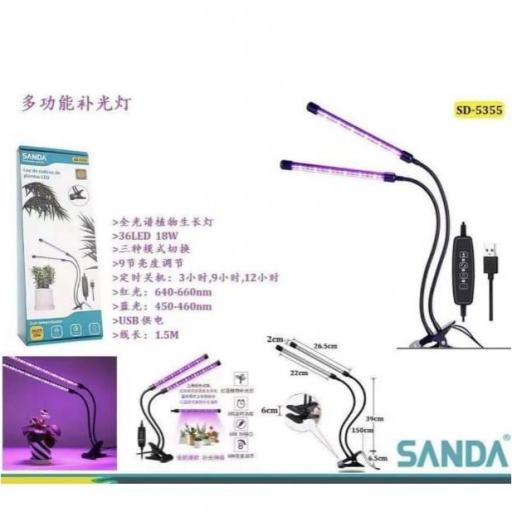 Lámpara led para plantas Sanda 5355