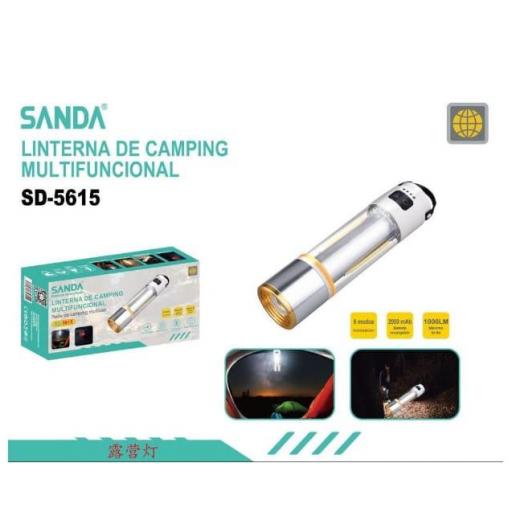 Linterna de camping multifuncional Sanda Recargable 