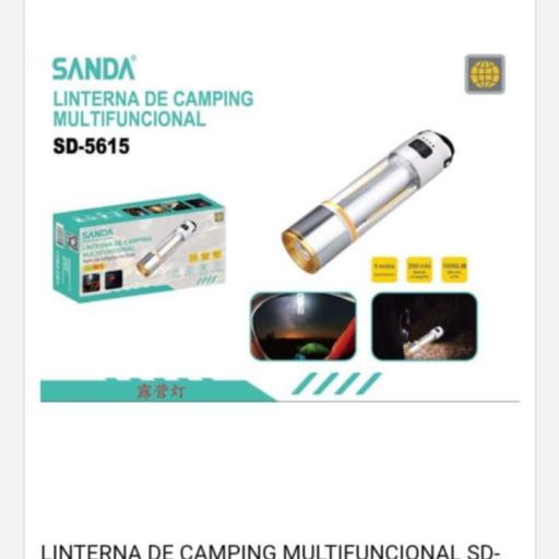 Linterna de camping multifuncional Sanda 5615 