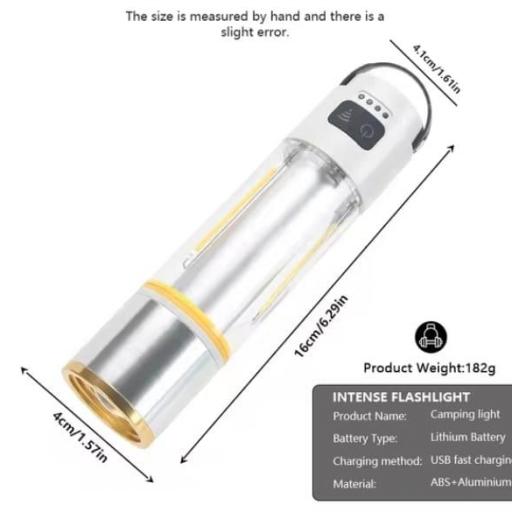 Linterna de camping multifuncional Sanda Recargable  [1]