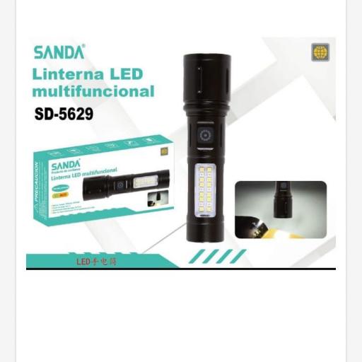 Sanda 5629 Linterna Led multifuncional