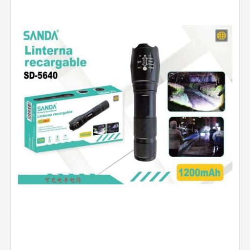 Sanda 5640 Linterna recargable 