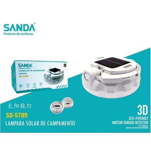 Mini lámpara solar camping Sanda 5789