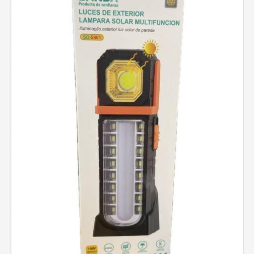 Lámpara solar multifunción Sanda 5801