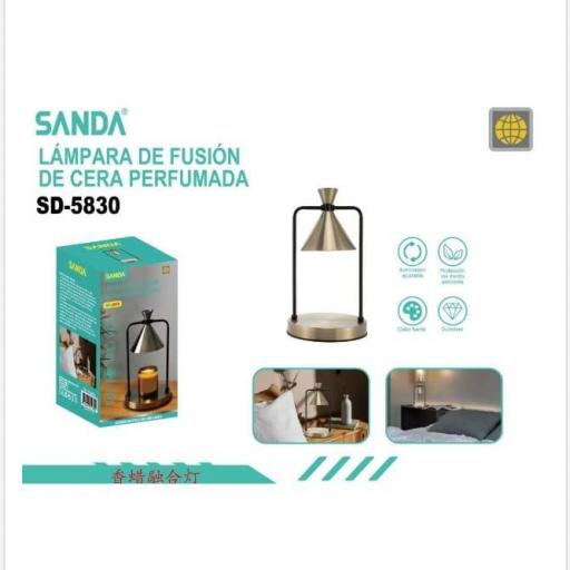 Lámpara de fusión de cera perfumada Sanda 5830