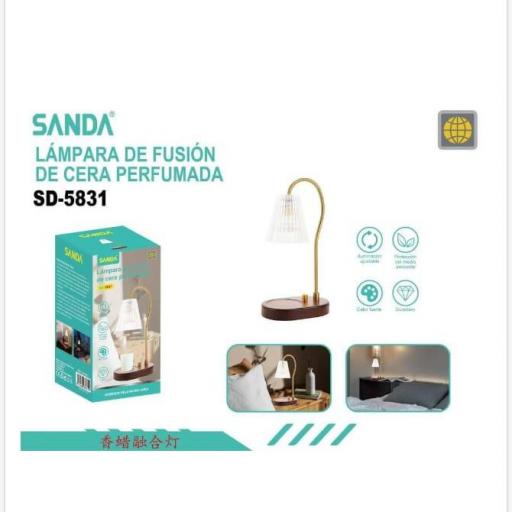 Lámpara de fusión de cera perfumada Sanda 5831