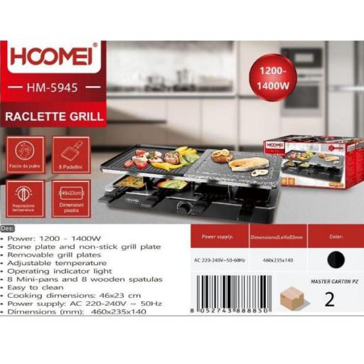 Plancha eléctrica de cocina Hoomei 5945