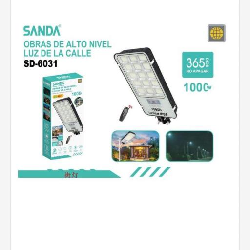 Lámpara solar de pared Sanda 6031