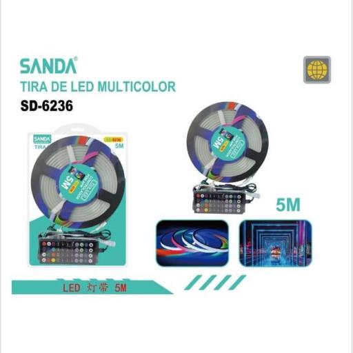 Tira led multicolor Sanda 6236