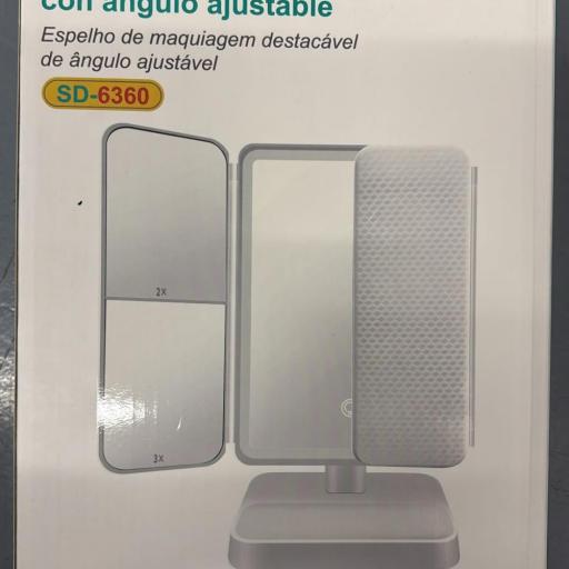 Espejo led recargable con angulo ajustable Sanda 6360 [1]