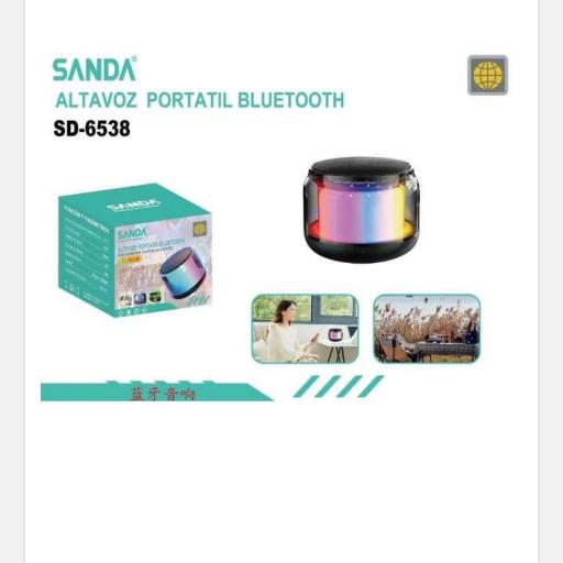 Mini altavoz portátil recargable Sanda 6538