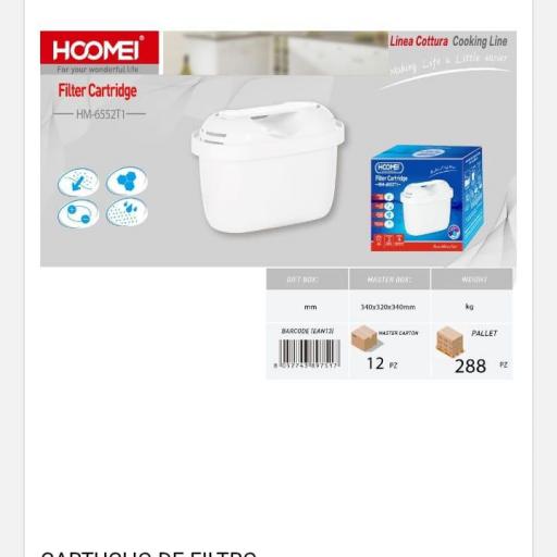 Cartucho de filtro Hoomei 6552
