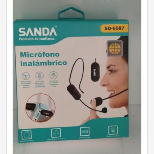 Micrófono inalámbrico Sanda 6587