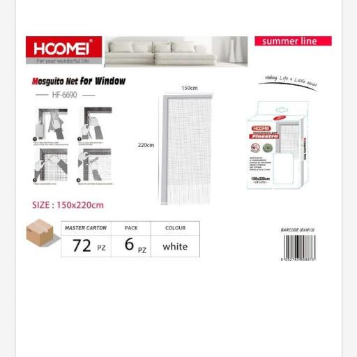 Mosquitera para ventana. Precio unidad. Varias medidas disponibles 6674