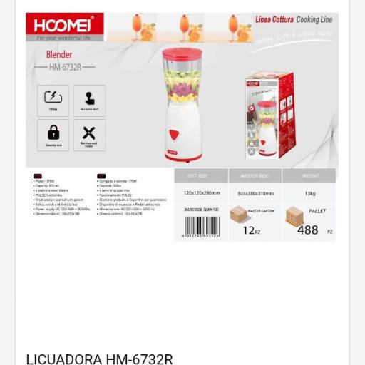 Batidora Hoomei 6732R