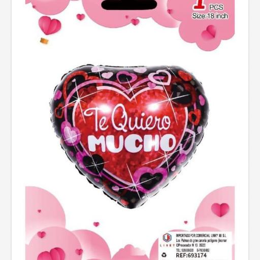 Globo "Te quiero mucho" Black