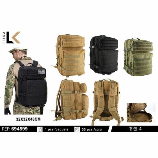 Mochila militar.Precio unidad.694599