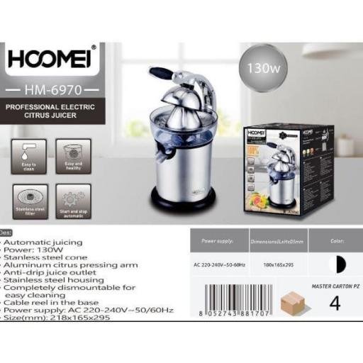 Exprimidor eléctrico Hoomei 6970