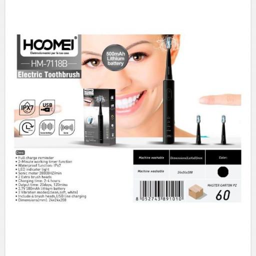 Cepillo dental recargable Hoomei 7118B