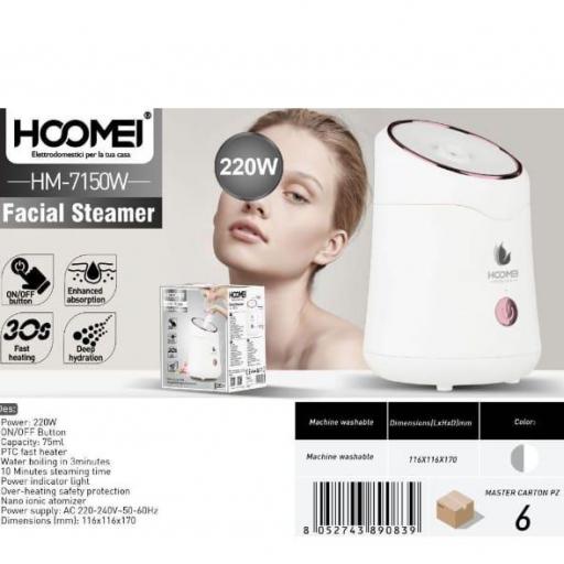 Sauna facial de vapor electrónica Hoomei 7150