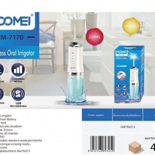 Irrigador oral portátil recargable Hoomei 7170 [0]