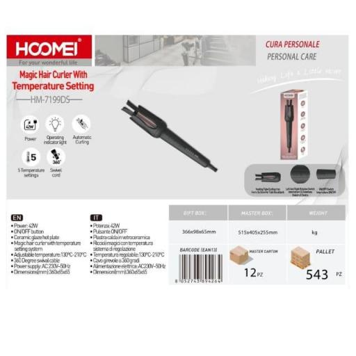 Rizador de pelo de 42 W Hoomei 7199