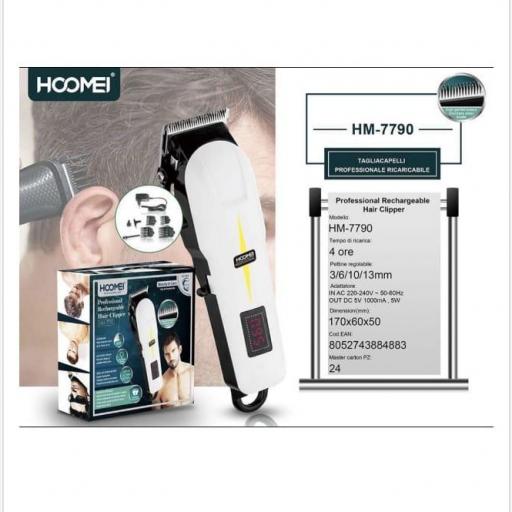 Rapadora recargable Hoomei 7790