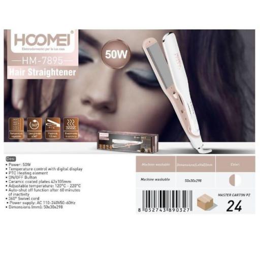 Plancha para cabello 50W Hoomei 7895 [0]