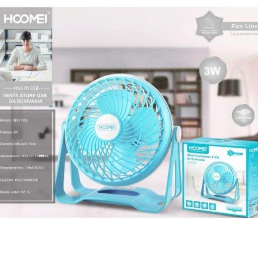 Mini ventilador de escritorio Hoomei 8135 [0]