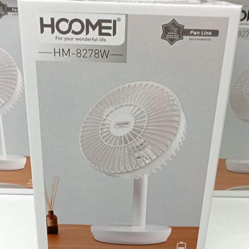 Ventilador portátil recargable Hoomei 8278W [1]