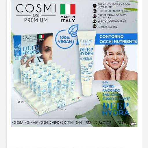 Cosmi Crema de contorno de ojos nutritiva.Ref.840102 