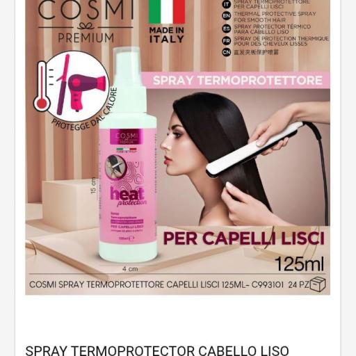 Cosmi Spray Termoprotector Cabello Liso.Ref. 993101