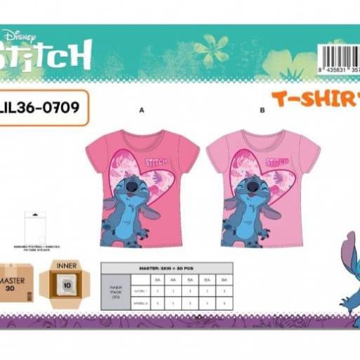 Camiseta infantil Stitch.Precio unidad 