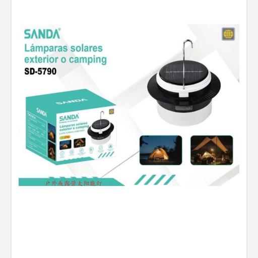 Lámpara solar camping Sanda 5790