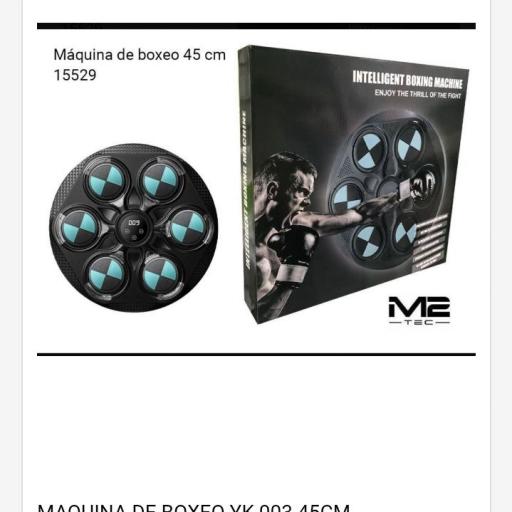 Máquina electrónica de boxeo para pared (No incluye guantes) [1]