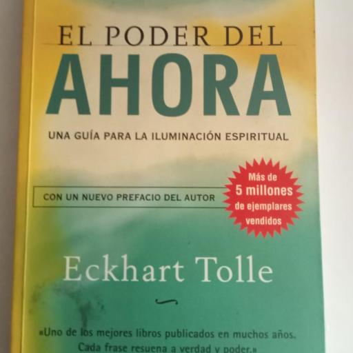 Libro de segunda mano "El poder del Ahora". 