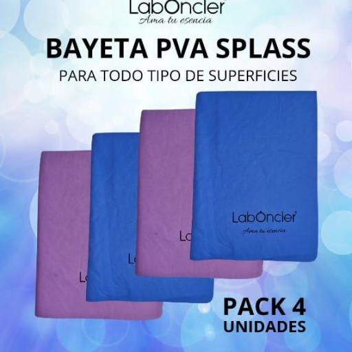 Pack 4 bayetas PVA Splass  [0]