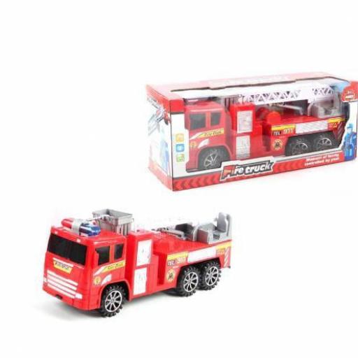 Linky Coche de Bomberos de juguete con fricción