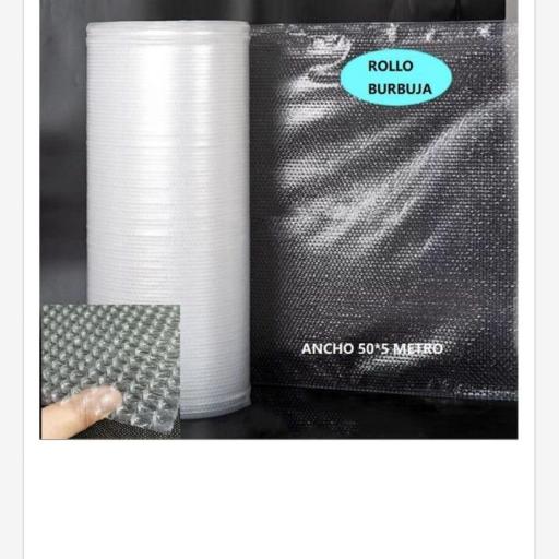 Rollo de papel de burbuja 5 metros 