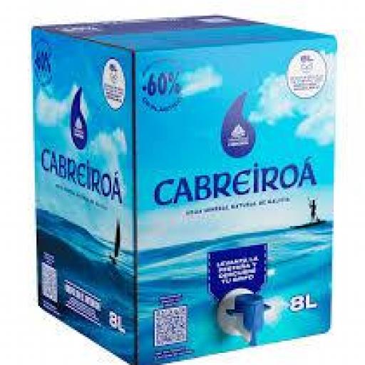 Ecocaja de cartón Agua "Cabreiroa" 8 L 