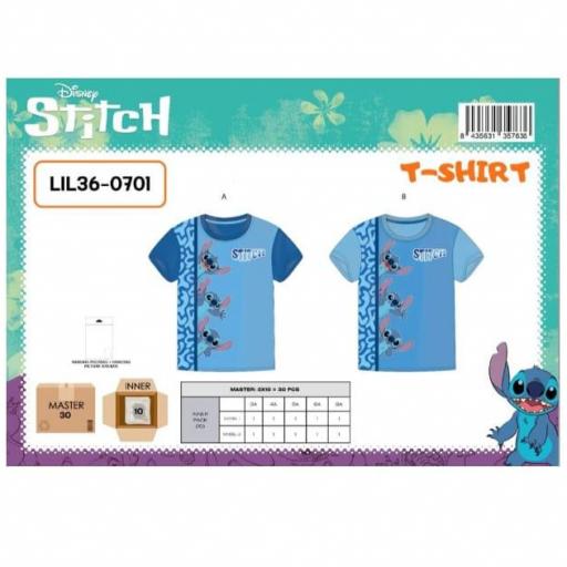 Camiseta infantil Stitch.Precio unidad 