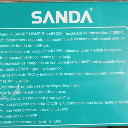 Cámara de vigilancia con grabación de vídeo Sanda 4858 [1]