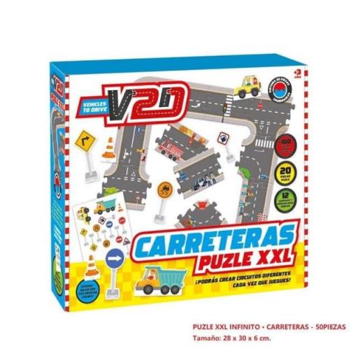 Linky Puzzle XXL Infinito Carreteras 