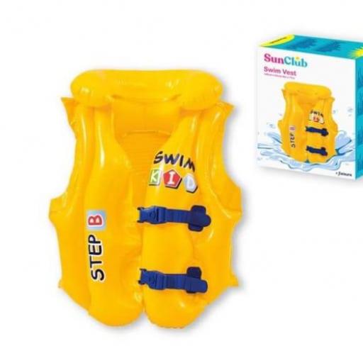 Chaleco natación infantil seguridad 3-6 años 