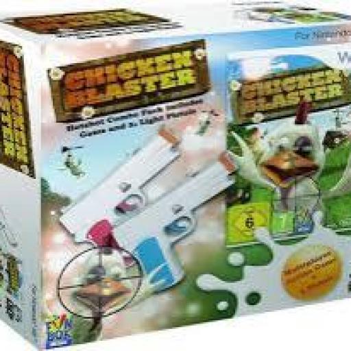 Wii Juegos Chicken Blaster (2 Pistols) de segunda mano