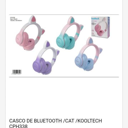 Auriculares inalámbricos "Gatito".CPH338.Precio unidad 