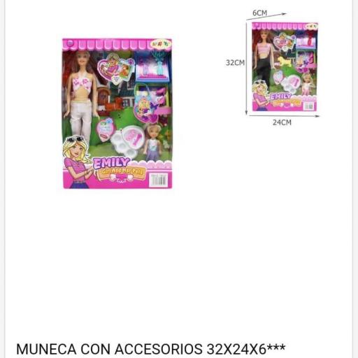 Linky Muñeca Emily con accesorios 